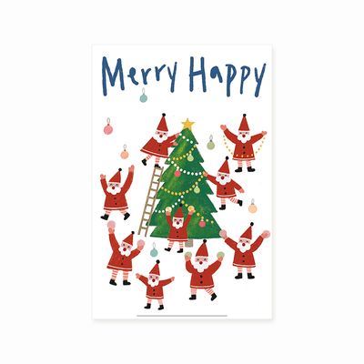 크리스마스카드 XCA2501 - MERRY HAPPY 2026 신상카드