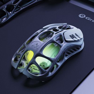 그라바스타 머큐리 게이밍 마우스 M1Pro/건메탈그레이