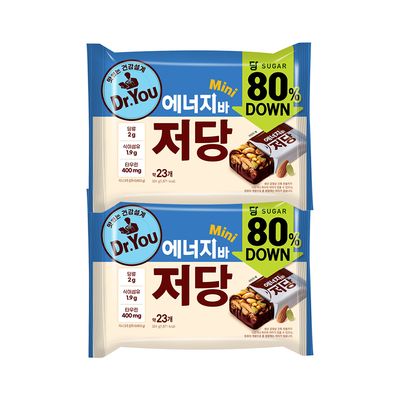 오리온 닥터유 에너지바 미니 저당 324g 2개
