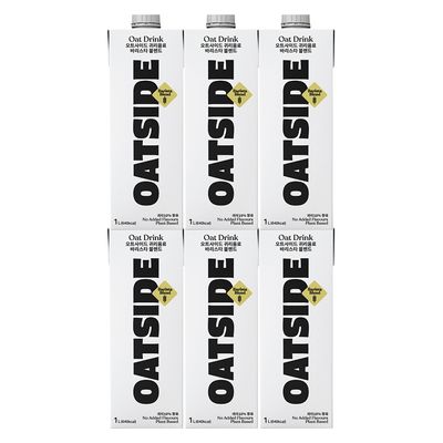 오트사이드 바리스타 블렌드 1L 6개 비건 귀리우유