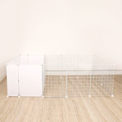 [디토펫] 반려동물 배변칸 분리형 안전 울타리 소형