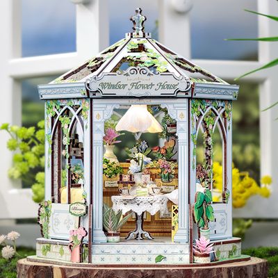 핸즈크라프트 DIY미니어처 북눅 윈저플라워 하우스