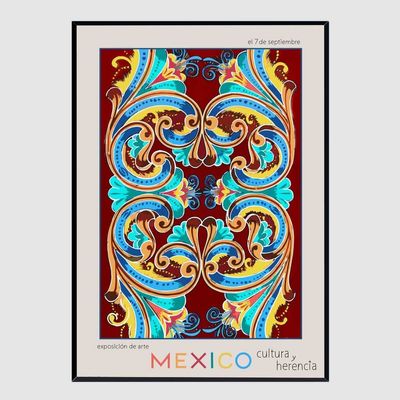 포인트 슬림액자 Mexico City Art Basel A3사이즈(WFLRWGL)