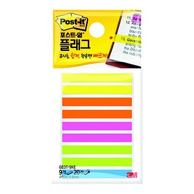 3M 포스트잇 하이라이트 플래그 683T-9KE