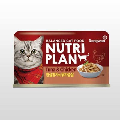 고양이 장건강 캔간식 참치 닭가슴살 160g 1P 통조림(WFLSOPG)