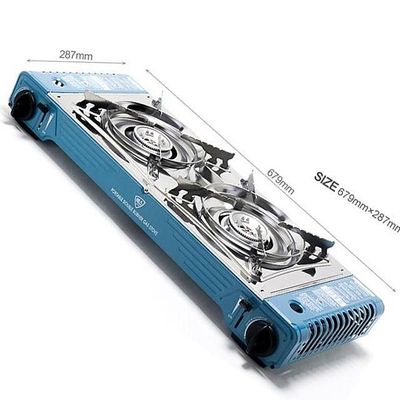 맥스 휴대용렌지 투버너 MCD-5800S 불판포함(W9805B9)