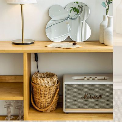 이시아르 인테리어 거울 나비 벽시계(WE21A1F)