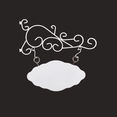 카페 매장 금수강산 간판 대 set 백색(WFI3CL8)