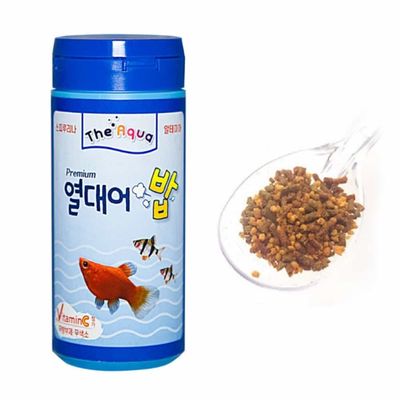 구피먹이 물고기먹이 열대어 밥 50g 사료(WFLVBW8)