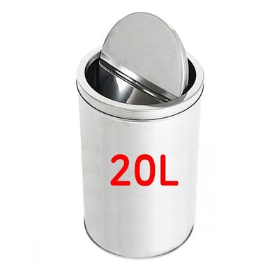 한솔 스텐레스 스윙휴지통20 W90BCF0