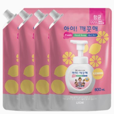 아이깨끗해 폼 핸드솝 600ml 리필 4묶음(WD42A5E)