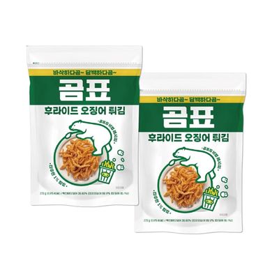 곰표 후라이드 오징어 270g x 2pk 맥주안주 스낵