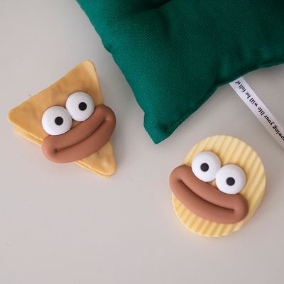 스마일 나쵸 감자칩 집게 가성비 생활용품 아이디어