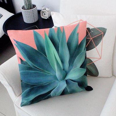 러프 소파 쿠션커버 45x45 보태니컬에세이 B