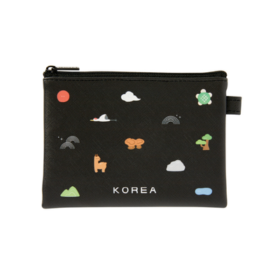 아트박스 미니파우치 코리아 블랙