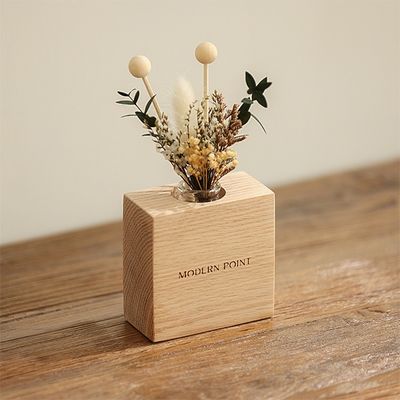 모던포인트 원목 각인 플라워 디퓨저 100ml
