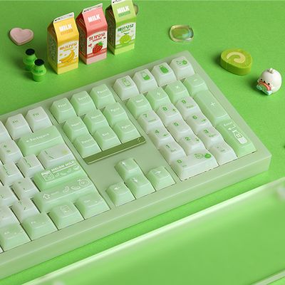 SPM PL108W 아라 메론우유 기계식 키보드