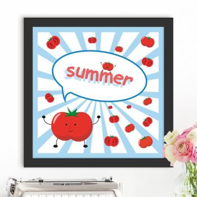ct629-시원한여름과일패턴_인테리어액자