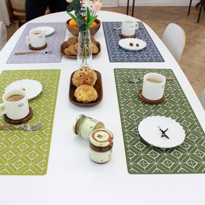 와이드 럼빅 실리콘 식탁매트 러너 1P