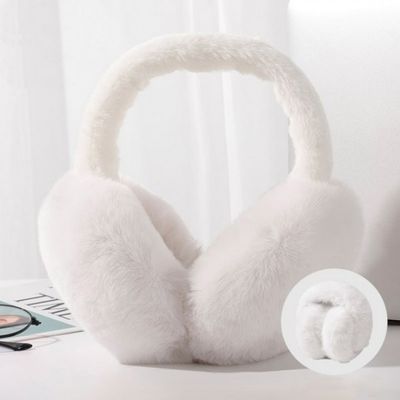 부드러운퍼 털 휴대성 접어보관 귀마개 겨울 방한용품