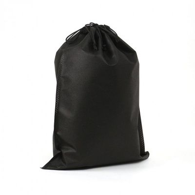 부직포 스트링 파우치 20p세트 34x43cm 블랙(WFLU2T8)