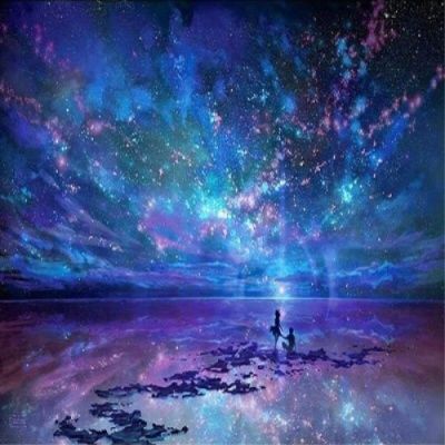[피포페인팅]Q5934 에메랄드오션나잇  size 40*50cm