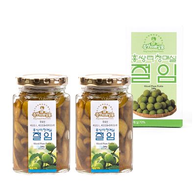 홍쌍리 청매실농원 매실절임 240g x 2개