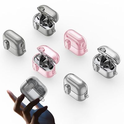 갤럭시 버즈3 프로 호환 투명 락 잠금 젤하드 케이스