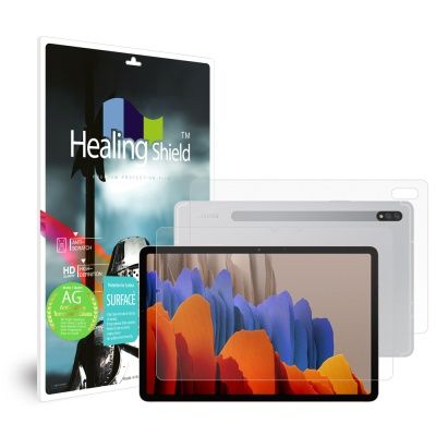 갤럭시탭S7 저반사 강화유리필름1매 후면1매