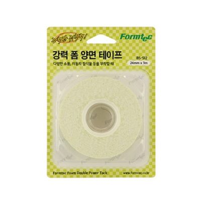 폼텍 강력폼양면테이프 BS 512 24X3M