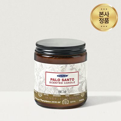 사티아 팔로산토 향 아로마 캔들 7oz 향초