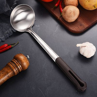 키친쿡스 긴손잡이 국자 스텐 찌개 국물 조리용 스푼