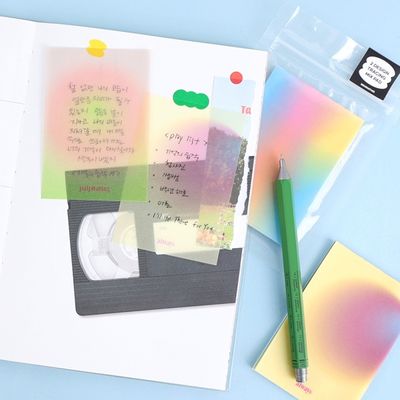 [반투명] 트레싱지 그라데이션 믹스 다꾸패드