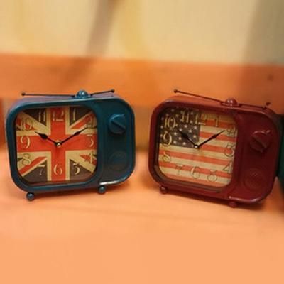 빈티지 텔레비전 탁상시계 건전지미포함 CH1302243