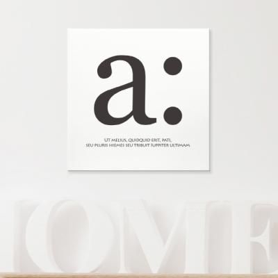 캔버스액자 모던 타이포a A타입 25x25cm