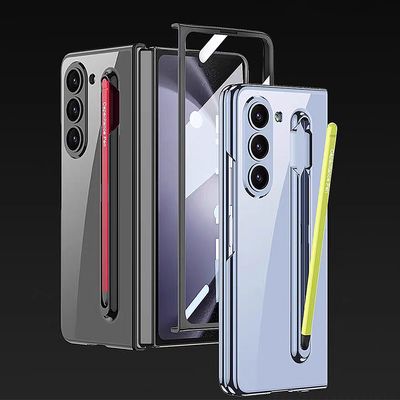 갤럭시 z폴드6 펜 슬롯 전면 강화 액정 풀커버 케이스