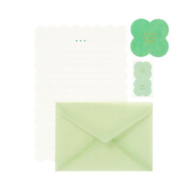 아트박스 클로버돔송 트레싱편지지