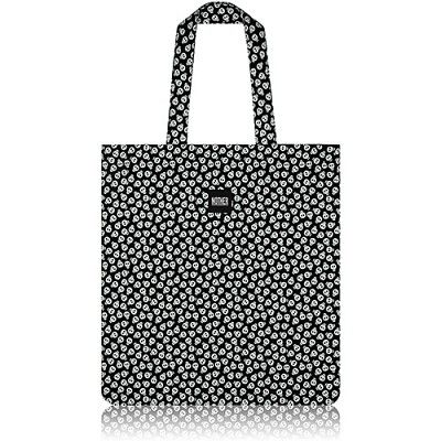 nother Glow in the Dark Tiny Skulls Flat Tote Bag / 나더 타이니 스컬 플랫 토트백 (야광 패브릭)