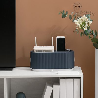 투톤 멀티탭정리함 플러그 콘센트 케이블 전선 정리함