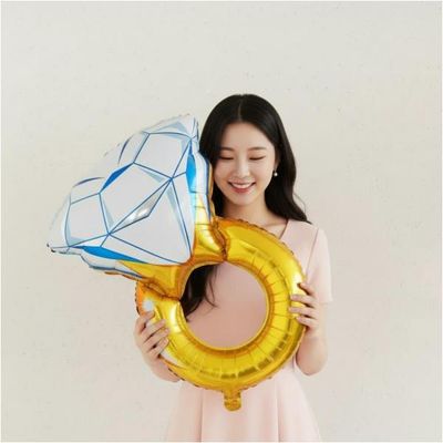프로포즈 풍선 브라이덜샤워 웨딩 촬영 반지 BB0381