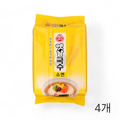 WL 오뚜기 옛날국수 소면 3kg X 4개 대용량 업소용 식당용식자재 비빔소면 비빔국수(WFLQPXZ)