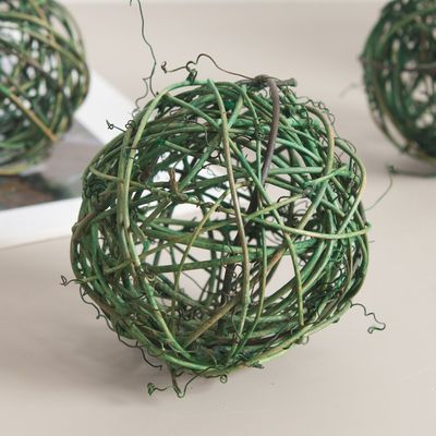 넝쿨 라탄볼 10cm 인테리어 장식 촬영 소품 만들기