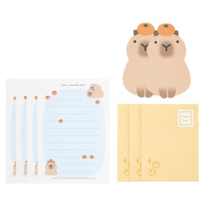 아트박스 카피바라 미니편지지