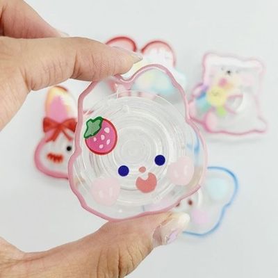 폰 스마트 아트 톡 투명 컬러펜스케치 아크릴 홀더[WD