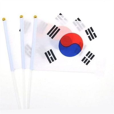 행사용 태극기 태극기 응원용 플라스틱 탁상용 국경일 소형 깃발(WFPBL69)