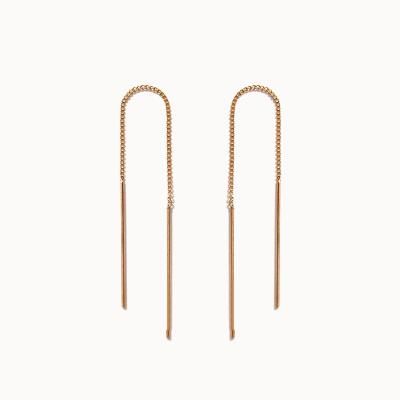 제이로렌 11G0114 10k 골드 체인 롱귀걸이