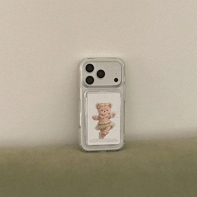 hula bear 디자인 [맥세이프 젤하드 폰케이스]