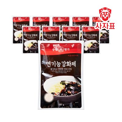 [사자표]중찬명가 면기능 강화제 280g x 10개