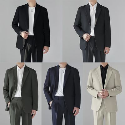 데니안 클래식 단색 남자 정장세트(자켓바지) 경성