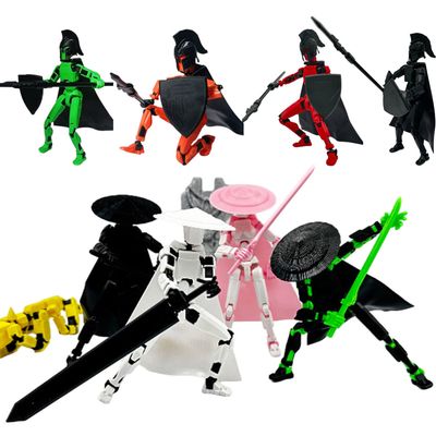 3D 프린팅 협객 기사 다관절 액션 피규어 블록 조립 